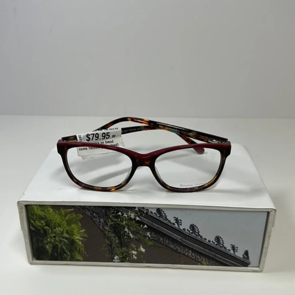 Runway Couture Eyewear RCE284 Tortoise/Red Eyeglasses